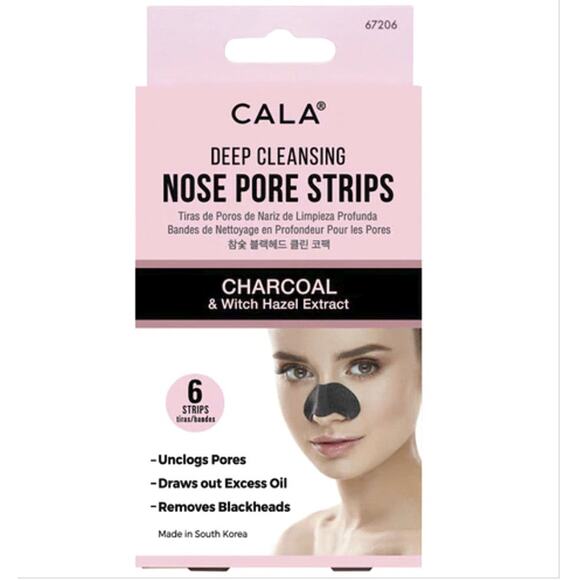 K-Care Cala Charcoal Deep Cleansing Nose Pore Strips*Detox*Korean skincare - Picture 1 of 1